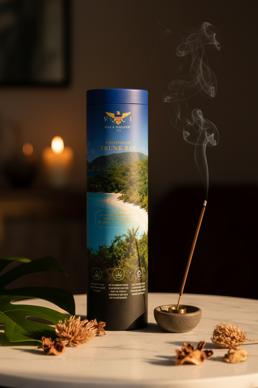 Whispers of Trunk Bay – Incense Tube | Wax N Whisper VI
