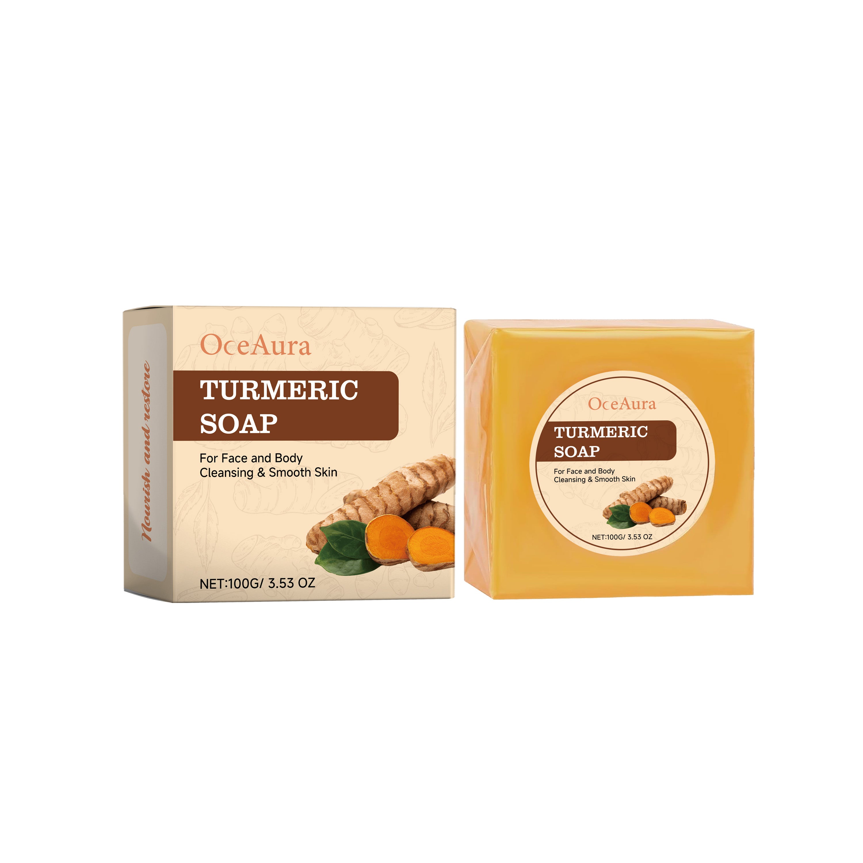 Golden Glow Turmeric Bath Soap | Wax N Whisper