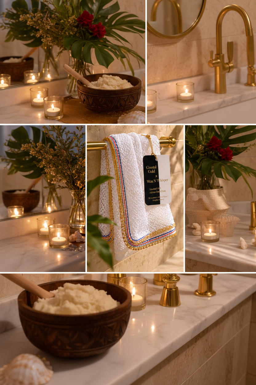 Coastal Gold Bath Net – Hero 1