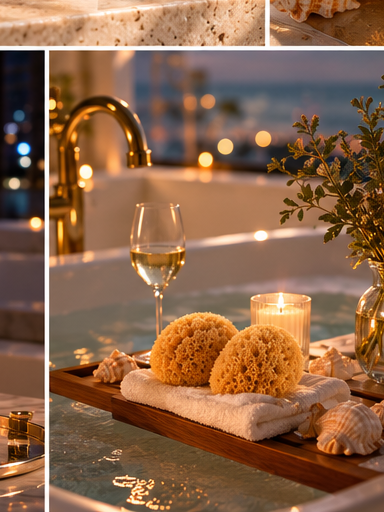 Coastal Gold Sea Sponge Duo