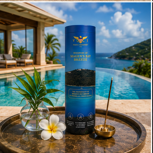 Whispers of Magen's Bay Breeze – Incense Tube | Wax & Whisper VI